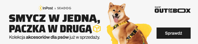 Smycz w jedną, paczka w drugą. Nowa kolekcja dla psów od InPost i Seadog już w sprzedaży. Sprawdź