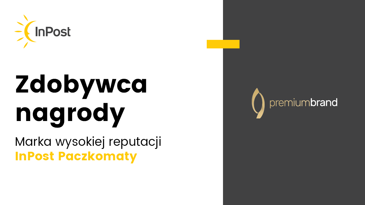 Nagroda Premium Brand dla InPost Paczkomaty!