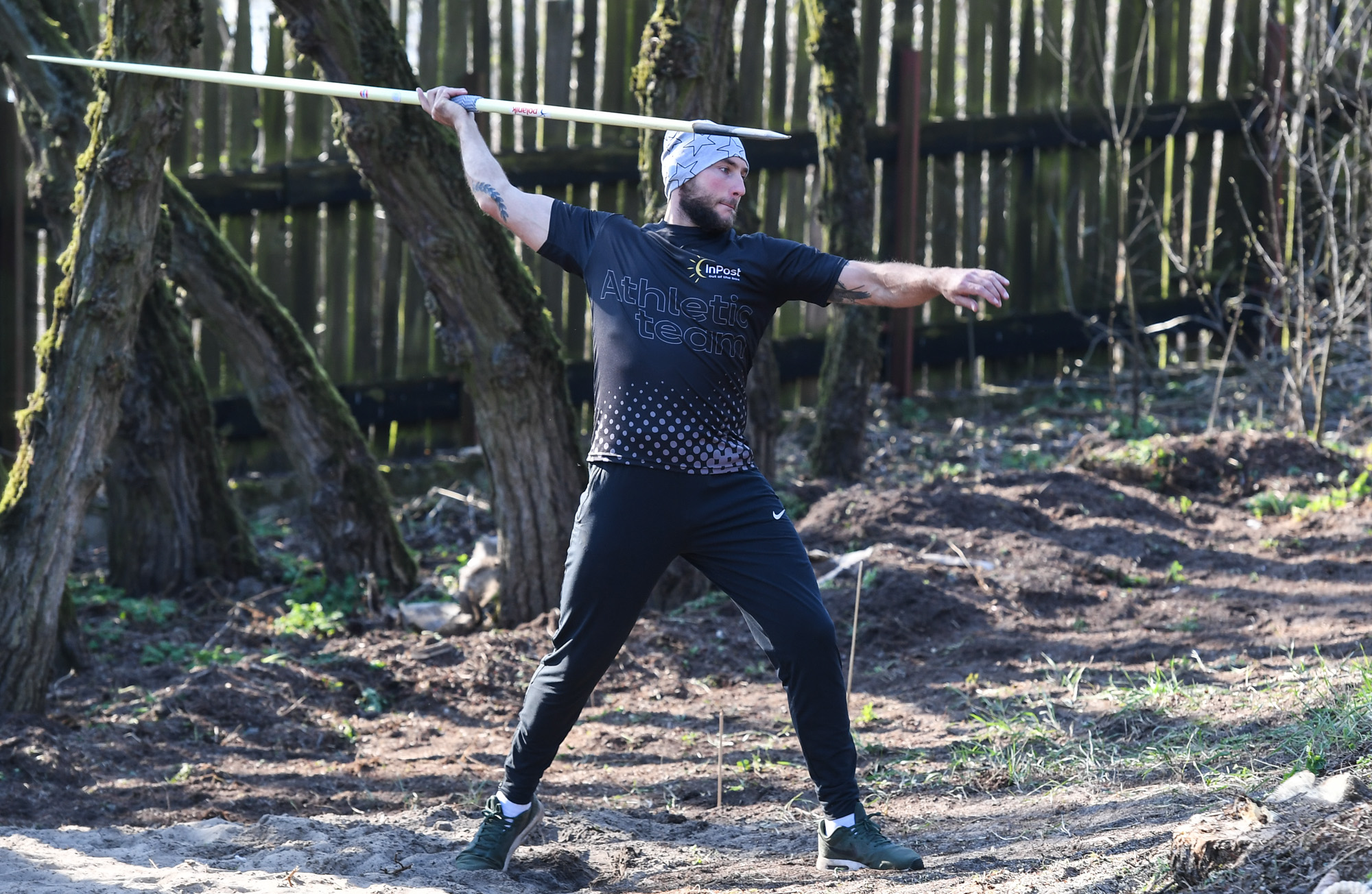 Nietypowy trening naszych oszczepników w Serocku
