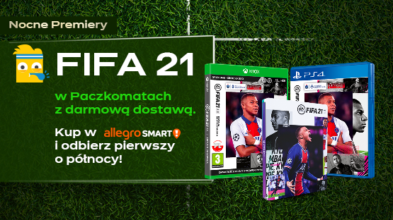 Premiera FIFA 21 – odbierz z Paczkomatu i zagraj jako pierwszy!