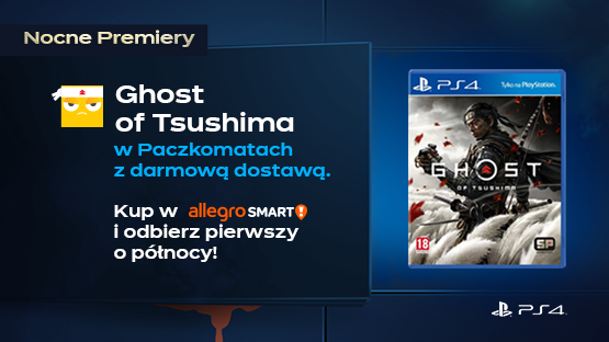 Premiera Ghost of Tsushima – odbierz jako pierwszy z Paczkomatu