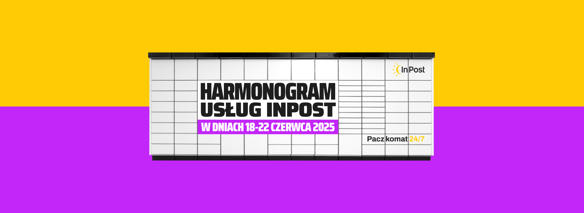 Specjalny harmonogram usług InPost w dniach 18 – 22 czerwca 2025 roku