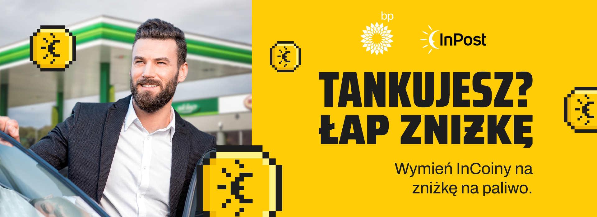 Tankujesz? Łap zniżkę! Wymień InCoiny na zniżkę na paliwo na stacjach bp.