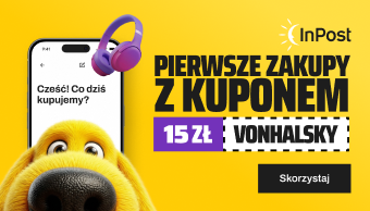Kupon 15 zł na pierwsze zakupy InPost, kod: VONHALSKY. Skorzystaj.