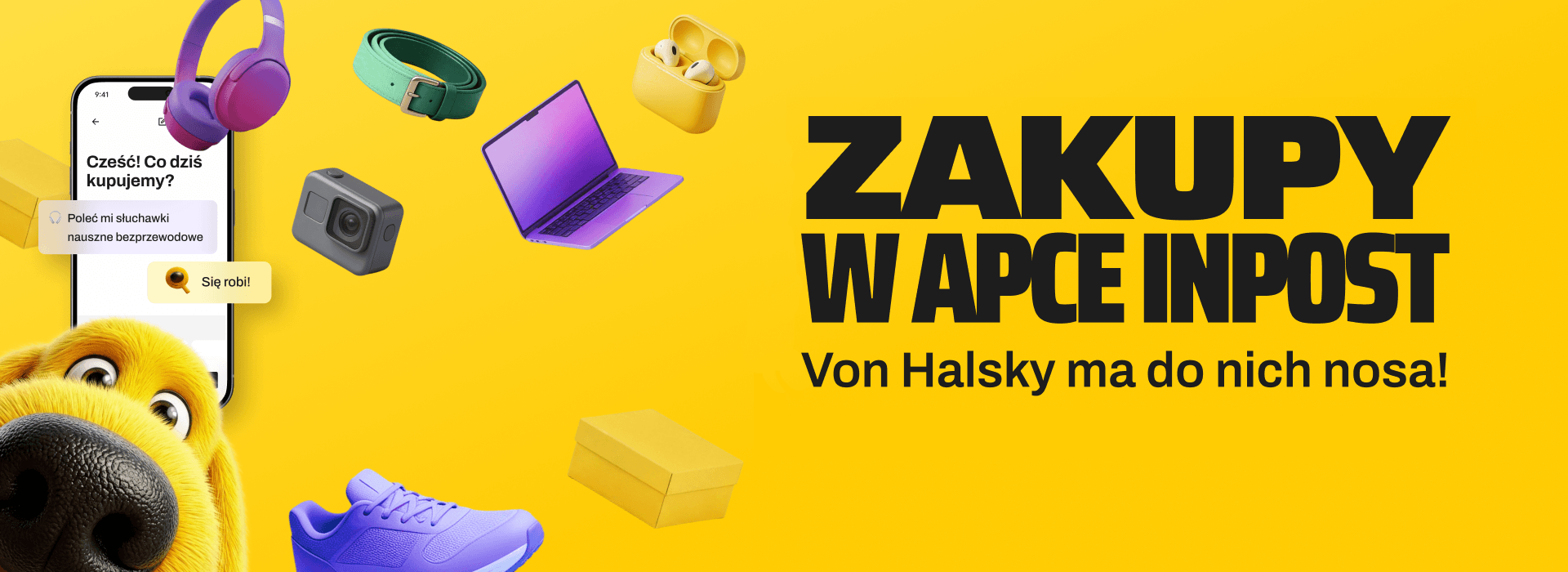 Zakupy w apce InPost - Von Halsky ma do nich nosa!
